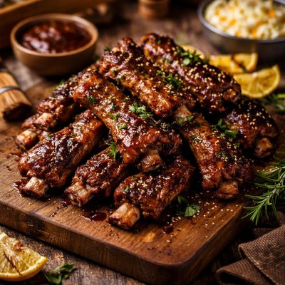Image of B B Q Lamb Riblets