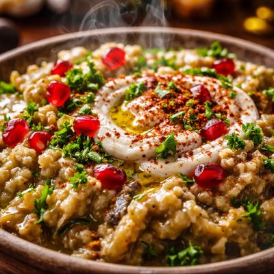 Image of Baba Ganoujh Eggplant Salad with Tehina