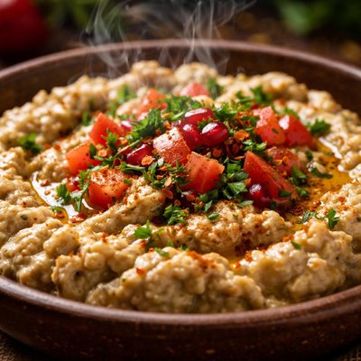 Image of Baba Ganous Turkish Eggplant Salad