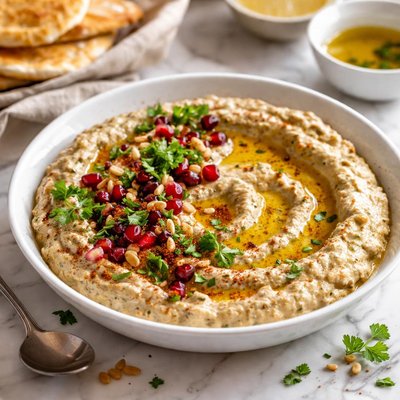 Image of Baba Ghanouj Roast Eggplant Puree