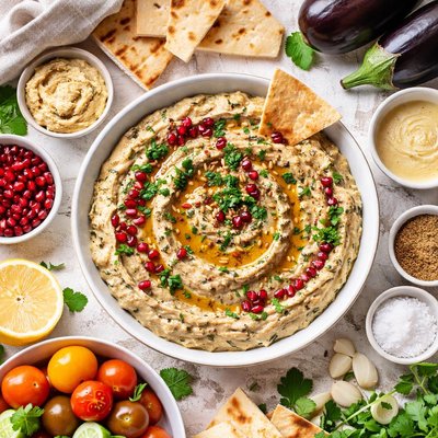 Image of Baba Ghanoush Eggplant Dip