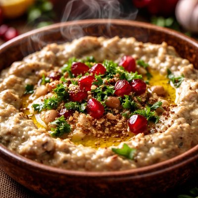 Image of Baba Ghanouzh Arabian Style Roasted Eggplants