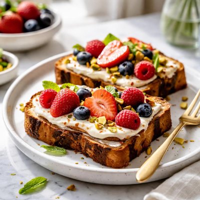 Image of Tostadas de Babka sin lácteos