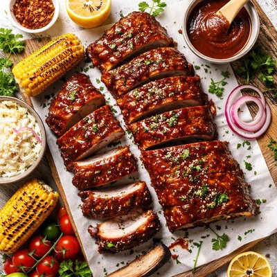 Image of Baby Back Barbecue Ribs