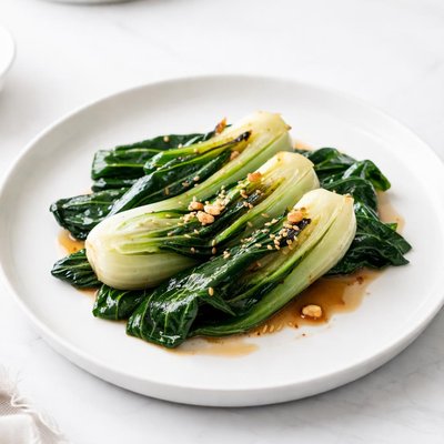 Image of Baby Bok Choy in the Wok