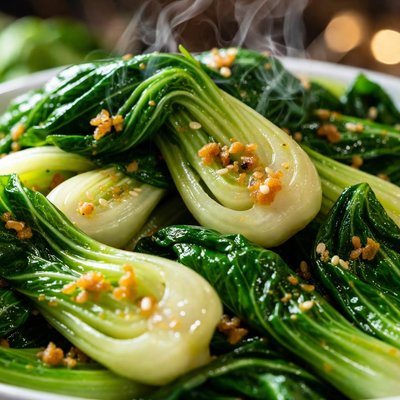 Image of Baby Bok Choy with Garlic