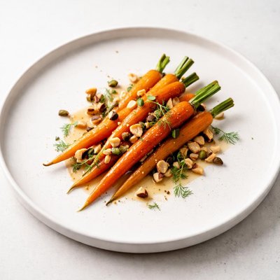 Image of Baby Carrots with Hazelnuts