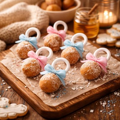 Image of Baby Pacifiers Shower Favors