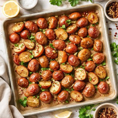 Image of Baby Red Potatoes with Garlic and Parsley
