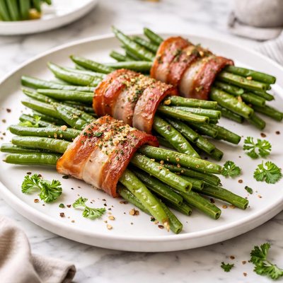Image of Bacon-Wrapped Green Beans