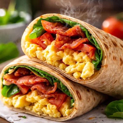 Image of Wrap de Tocino y Huevo sin Lácteos