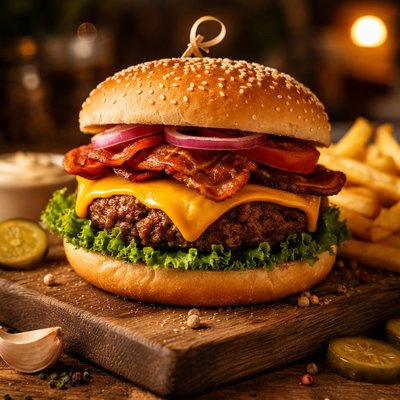 Image of Bacon Cheddar Burger