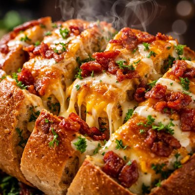 Image of Bacon Cheddar Ranch Pull Apart Bread