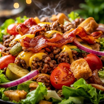 Image of Bacon Cheeseburger Salad