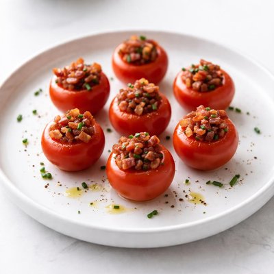 Image of Bacon Filled Cherry Tomatoes