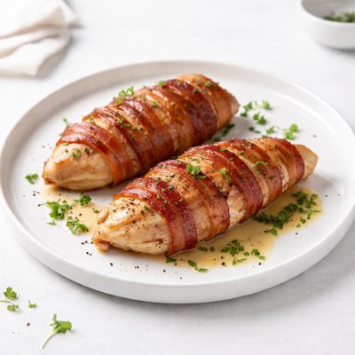 Image of Vegetarian Bacon Wrapped Chicken