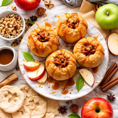Image of Baked Biscuit Filled Apple