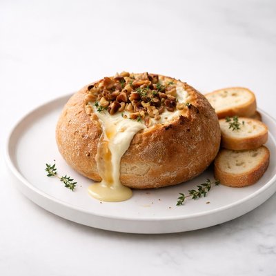 Image of Baked Brie in Bread