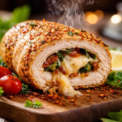 Image of Baked Chicken Roll