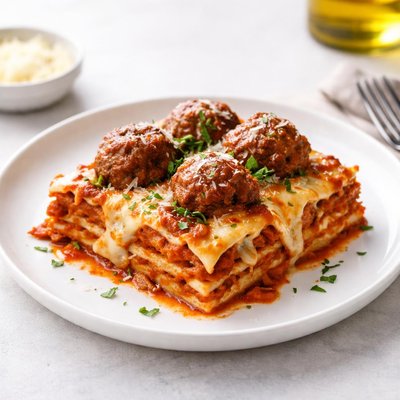 Image of Baked Meatball Lasagna