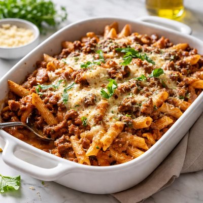 Image of Baked Penne with Meat Sauce