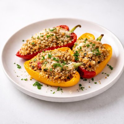 Image of Baked Peppers Au Gratin