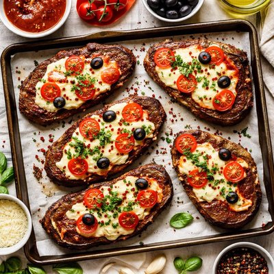 Image of Baked Pizza Steak