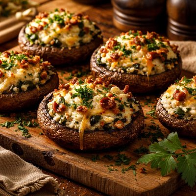 Image of Baked Portabella Mushrooms