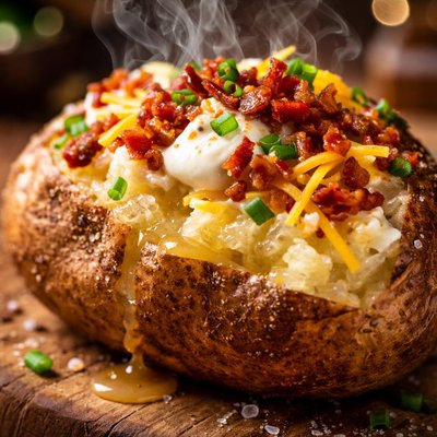 Image of Baked Potato Baked Microwaved or Grilled