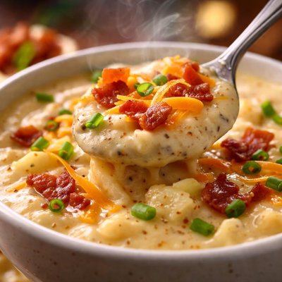 Image of Baked Potato Cheddar Soup