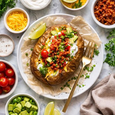 Image of Baked Potato with Bacon