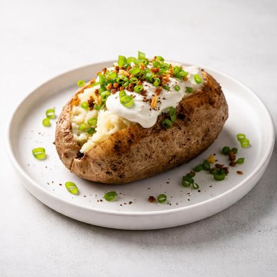 Image of Whole30 Baked Potato with Green Onions