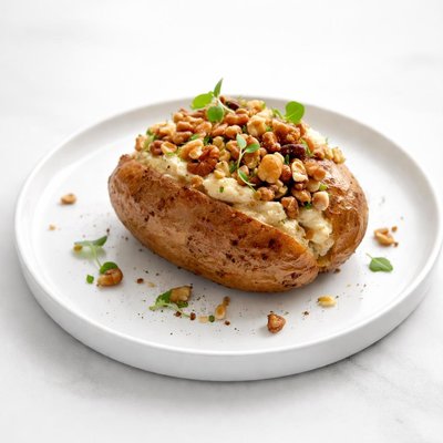 Image of Baked Potato with Nuts