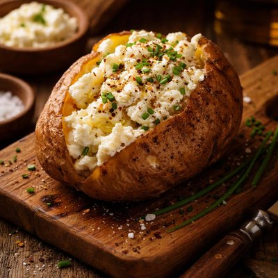 Image of Baked Potato with Ricotta