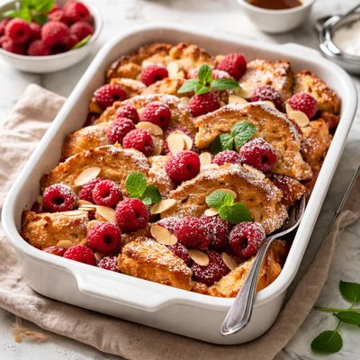 Image of Baked Raspberry French Toast