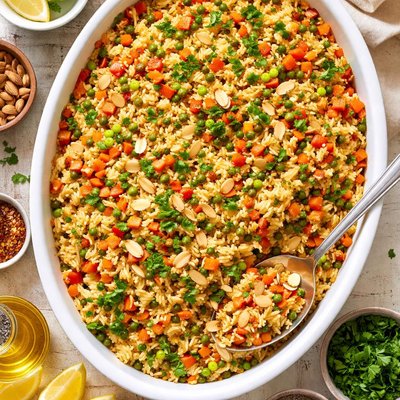 Image of Baked Rice Pilaf