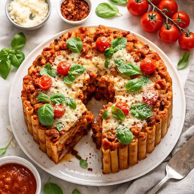 Image of Baked Rigatoni Cake