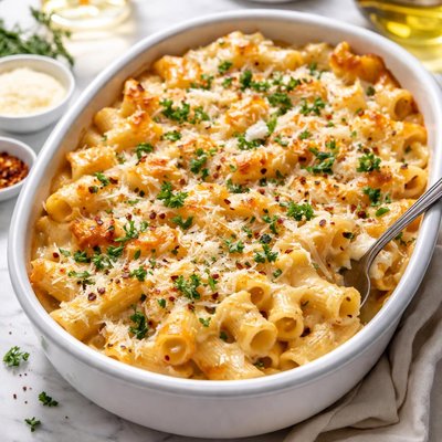 Image of Baked Rigatoni with Four Cheeses