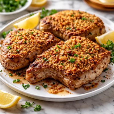 Image of Baked Ritzed Pork Chops