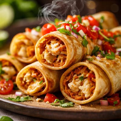 Image of Baked Rolled Tacos
