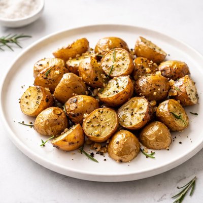 Image of Baked Rosemary Garlic Potatoes