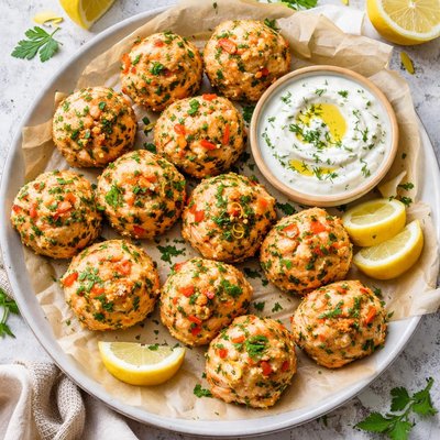 Image of Baked Salmon Balls