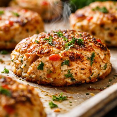 Image of Baked Salmon Cakes No Flipping