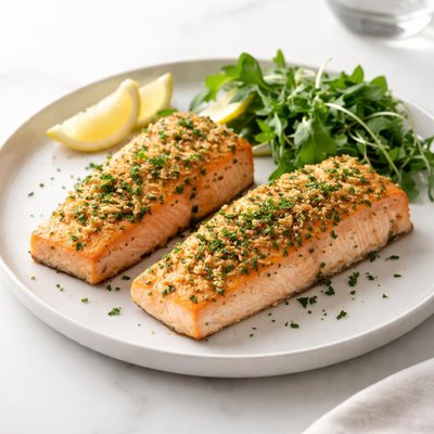 Image of Baked Salmon Fillets Dijon