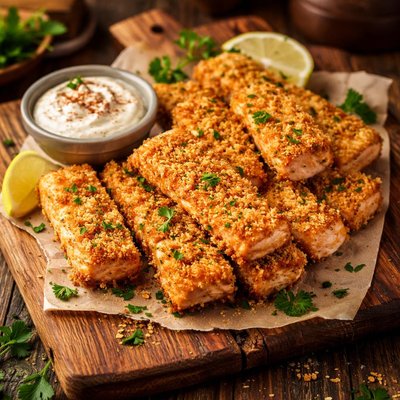Image of Baked Salmon Fish Sticks