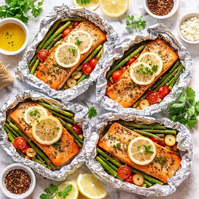 Image of Baked Salmon in Foil