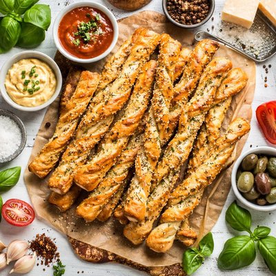 Image of Baked Salty Sticks