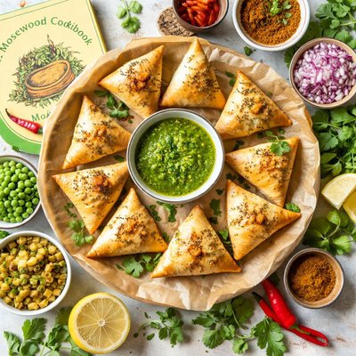 Image of Baked Samosas from the New Revised Edition Moosewood Cookbook