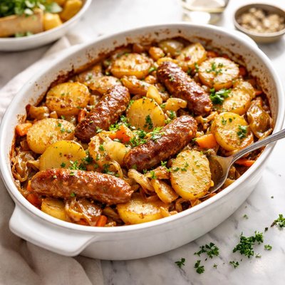 Image of Baked Sausage Stovies