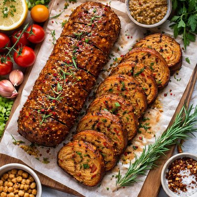 Image of Baked Seitan Log